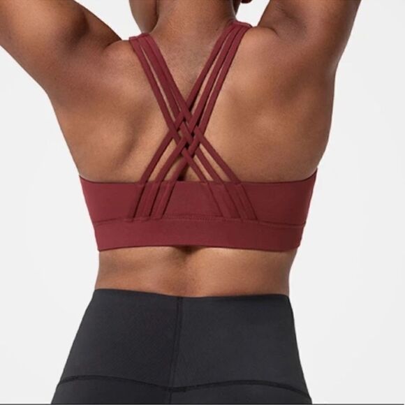 Yvette High Impact Sports Bra with Strappy Back NEW Size 12 - Picture 1 of 9